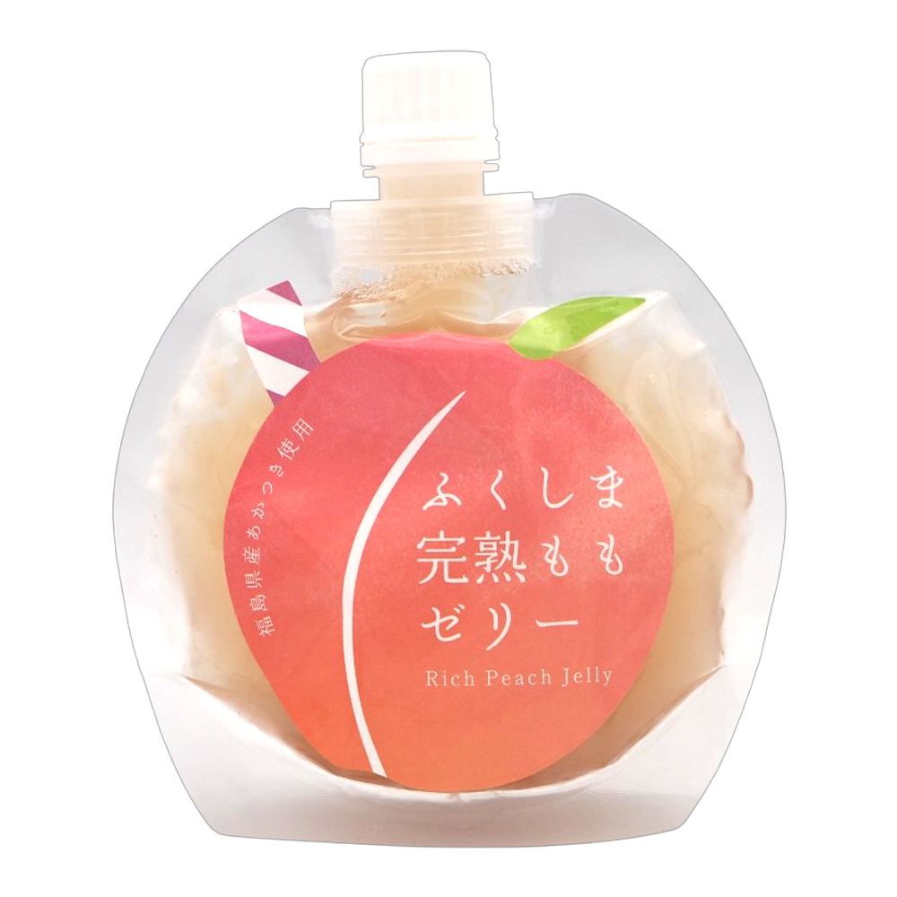 福島完熟ももゼリー180ｇ（季節限定3月～9月まで）